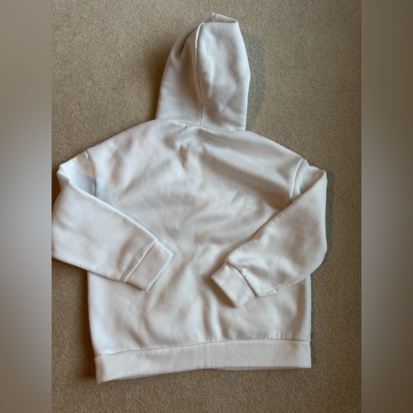 Men’s White 'Brooklyn New York' Sweatshirt Hoodie Size Large - Picture 5 of 12